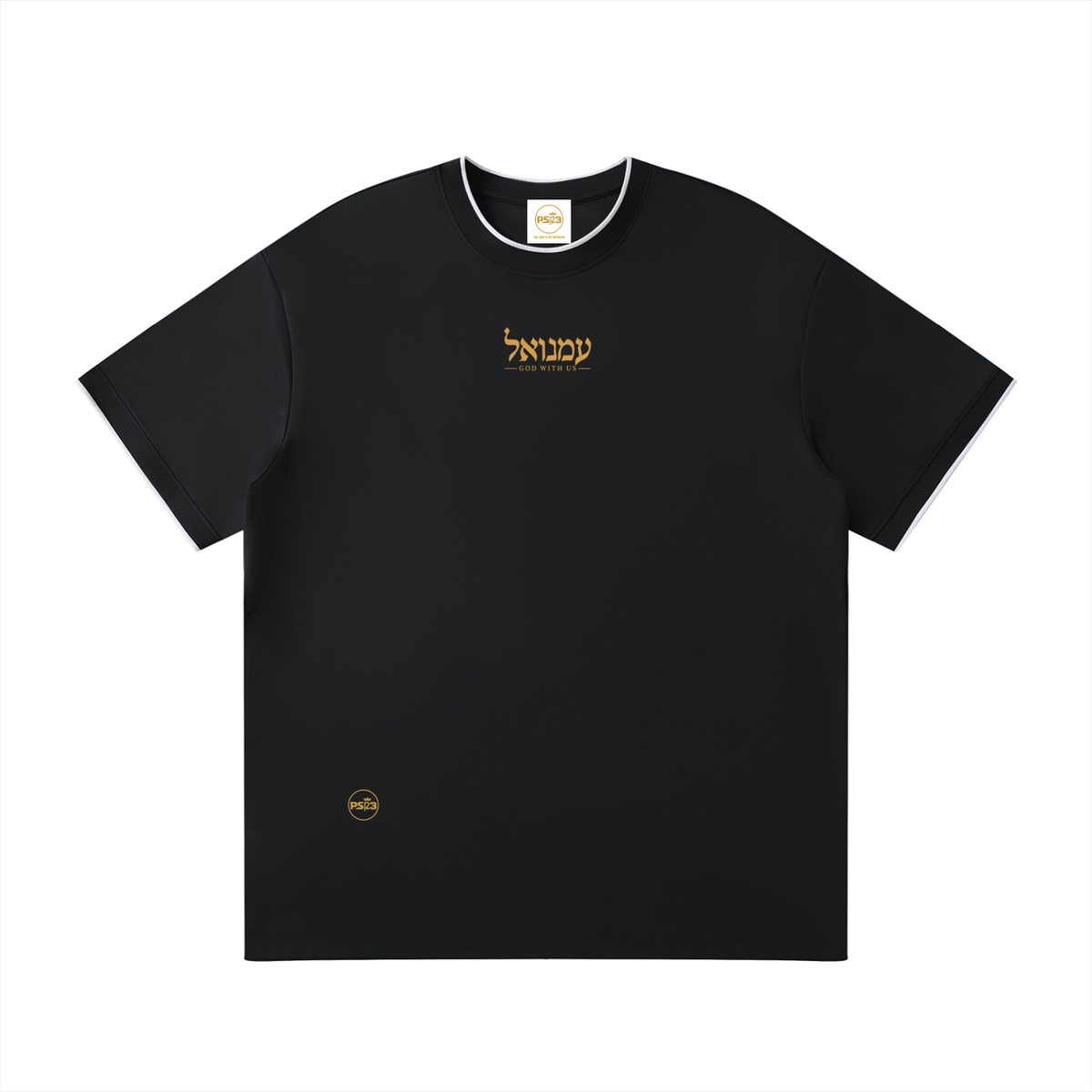 PS23 Hebrew God with us Unisex Regular Fit Comfort T-Shirt