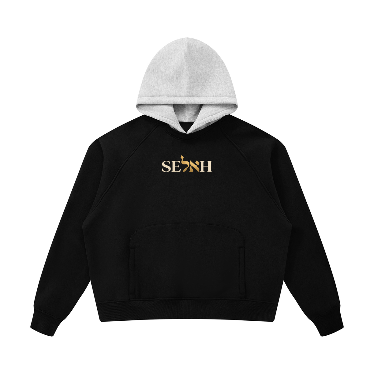 PS23 Bilingual Concept Selah Unisex Fleece Raglan Color Block Hoodie