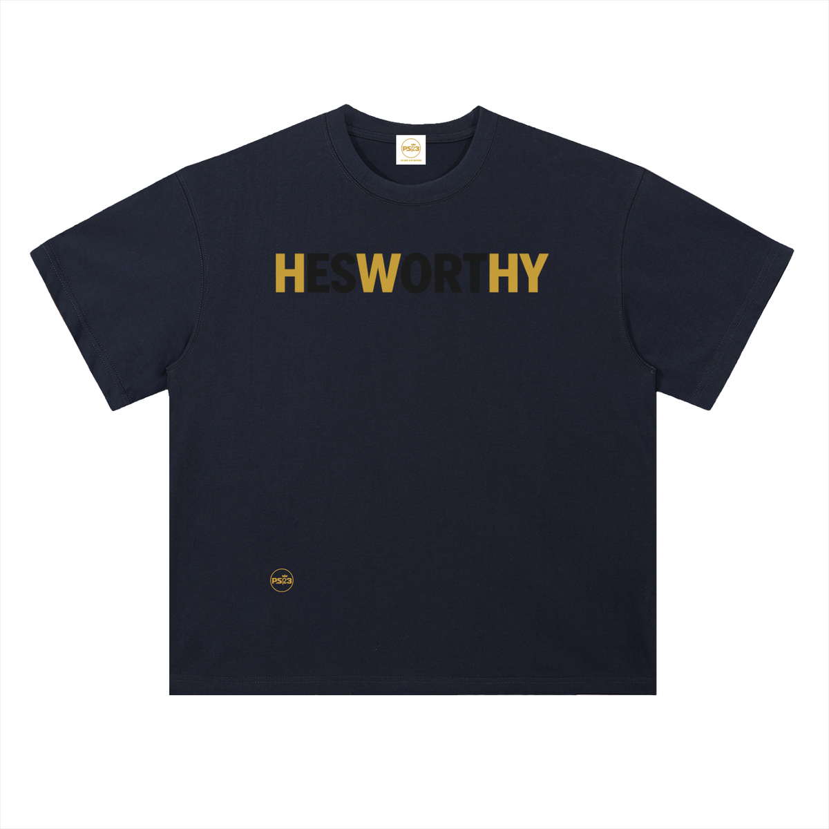 PS23 HESWORTHY Heavyweight Drop Shoulder Cotton T-Shirt