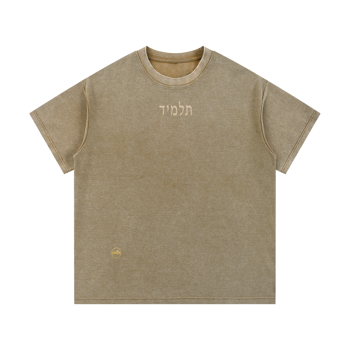 PS23 Hebrew Disciple Mineral Wash Waffle Knit T-Shirt
