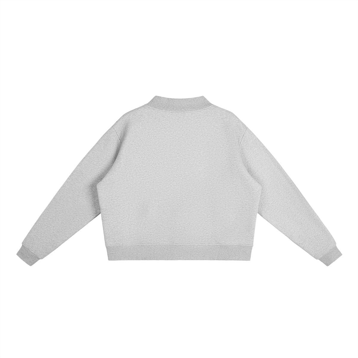 PS23 Dove Women Essential Fleece Mock-Neck Crew Sweatshirt