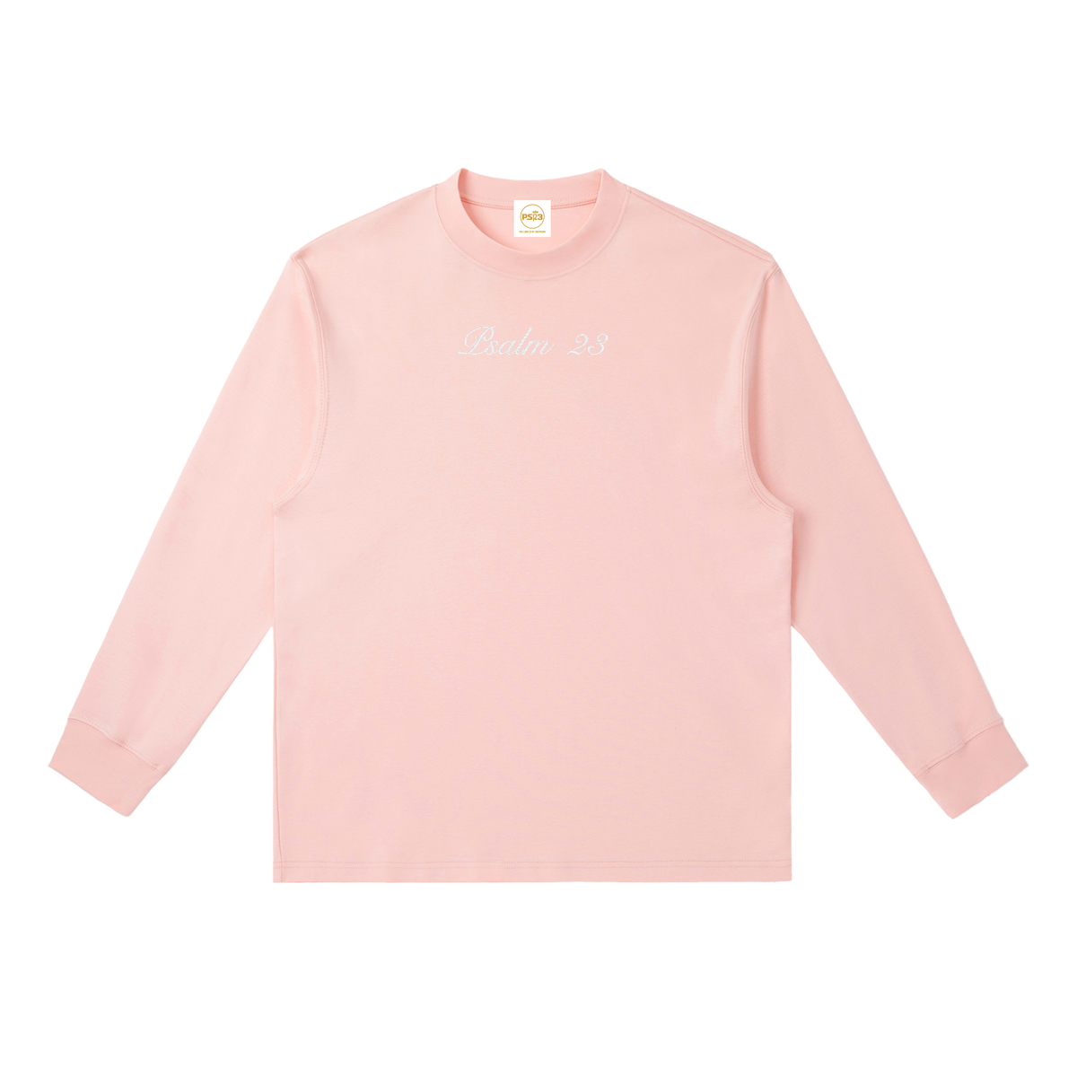 PS23 Embroidery Essential Crewneck Long-Sleeve T-Shirt
