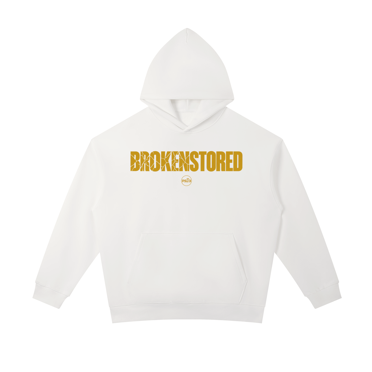 PS23 Brokenstored Gold Essential Heavyweight Hoodie