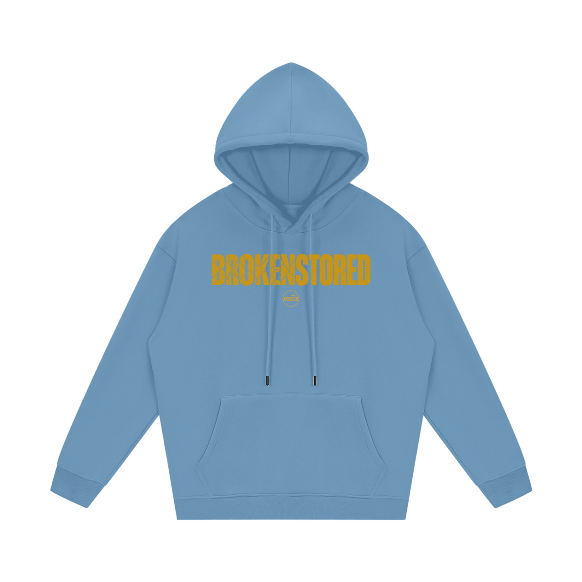 PS23 Brokenstored Gold Streetwear Unisex Fleece Hoodie