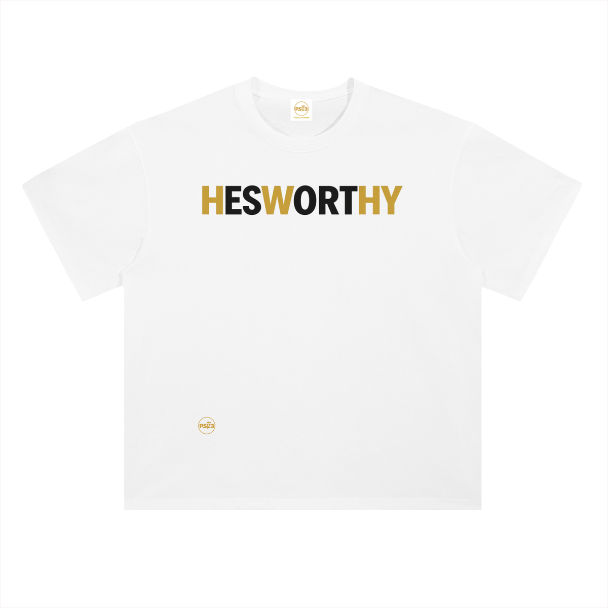 PS23 HESWORTHY Heavyweight Drop Shoulder Cotton T-Shirt