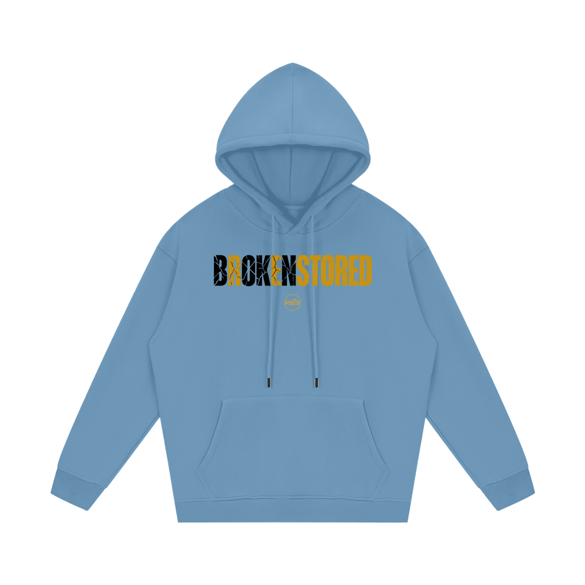 PS23 BROKENSTORED Streetwear Unisex Fleece Hoodie