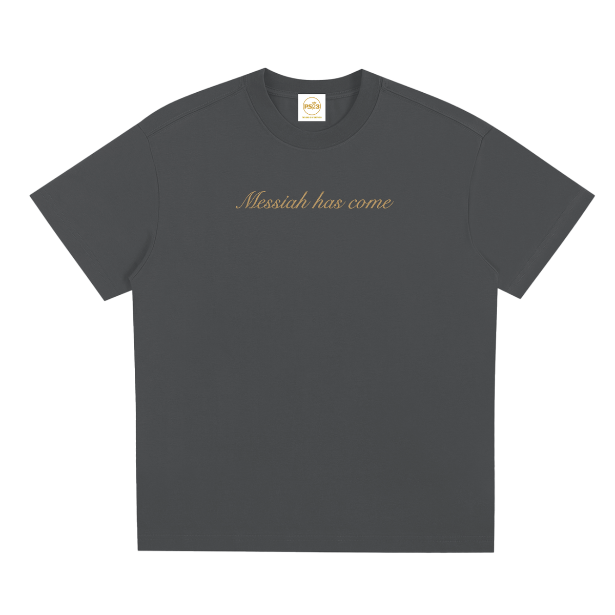 PS23 Embroidery Messiah has come Sorona Quick-Dry Cooling T-Shirt