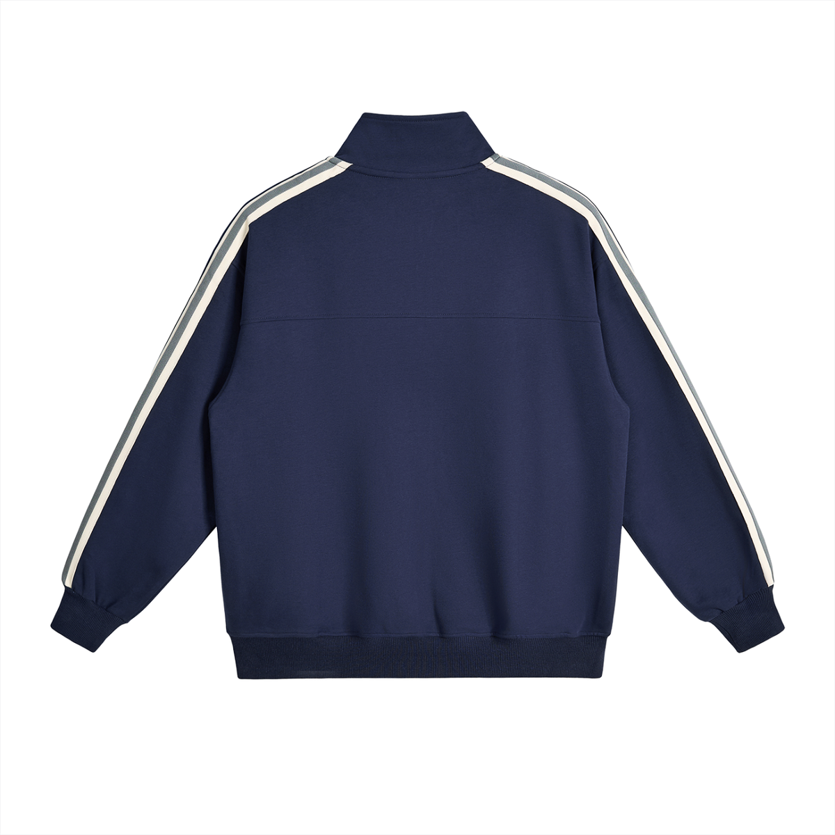 PS23 Hebrew Salvation Contrast Side-Stripe Stand Collar Jacket
