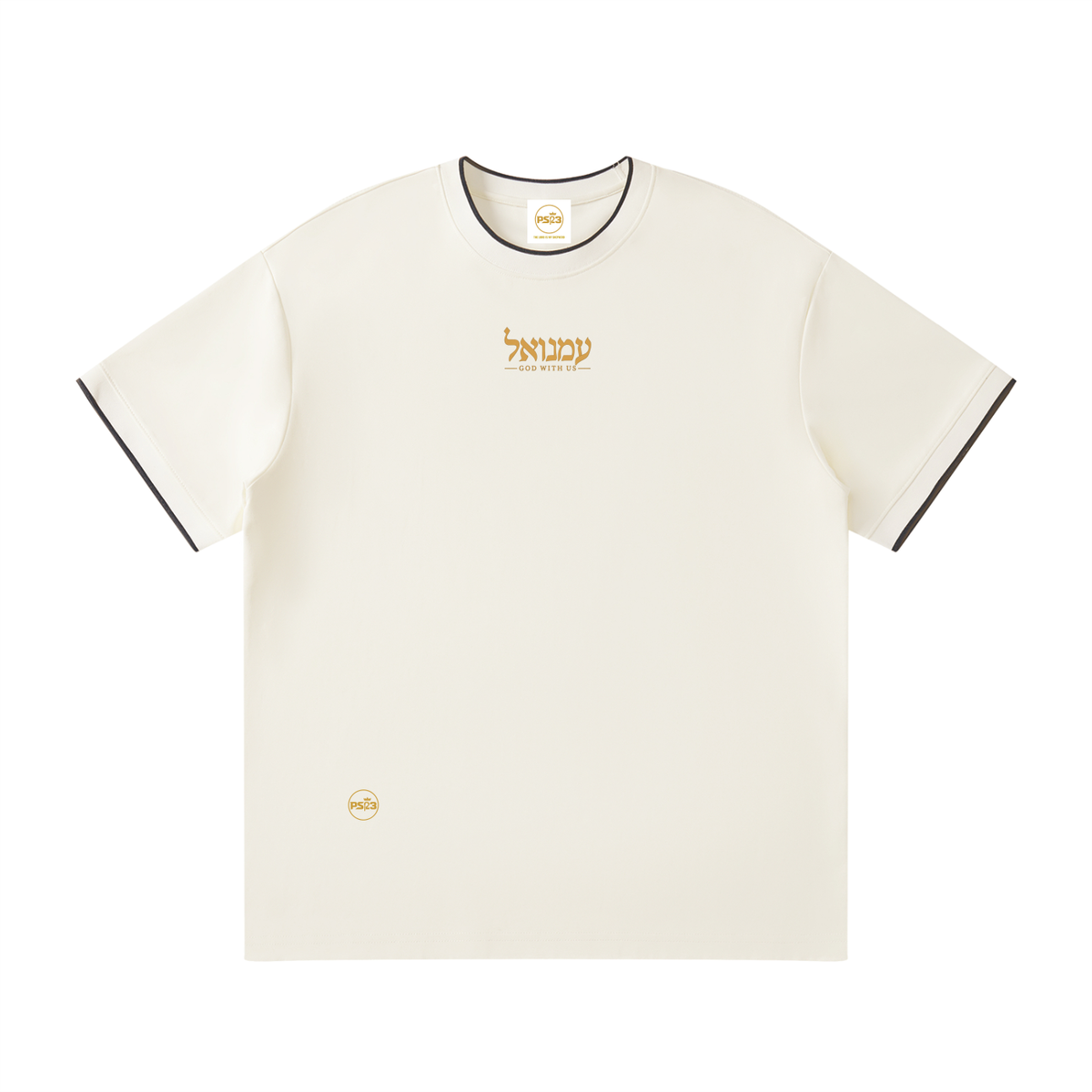 PS23 Hebrew God with us Unisex Regular Fit Comfort T-Shirt