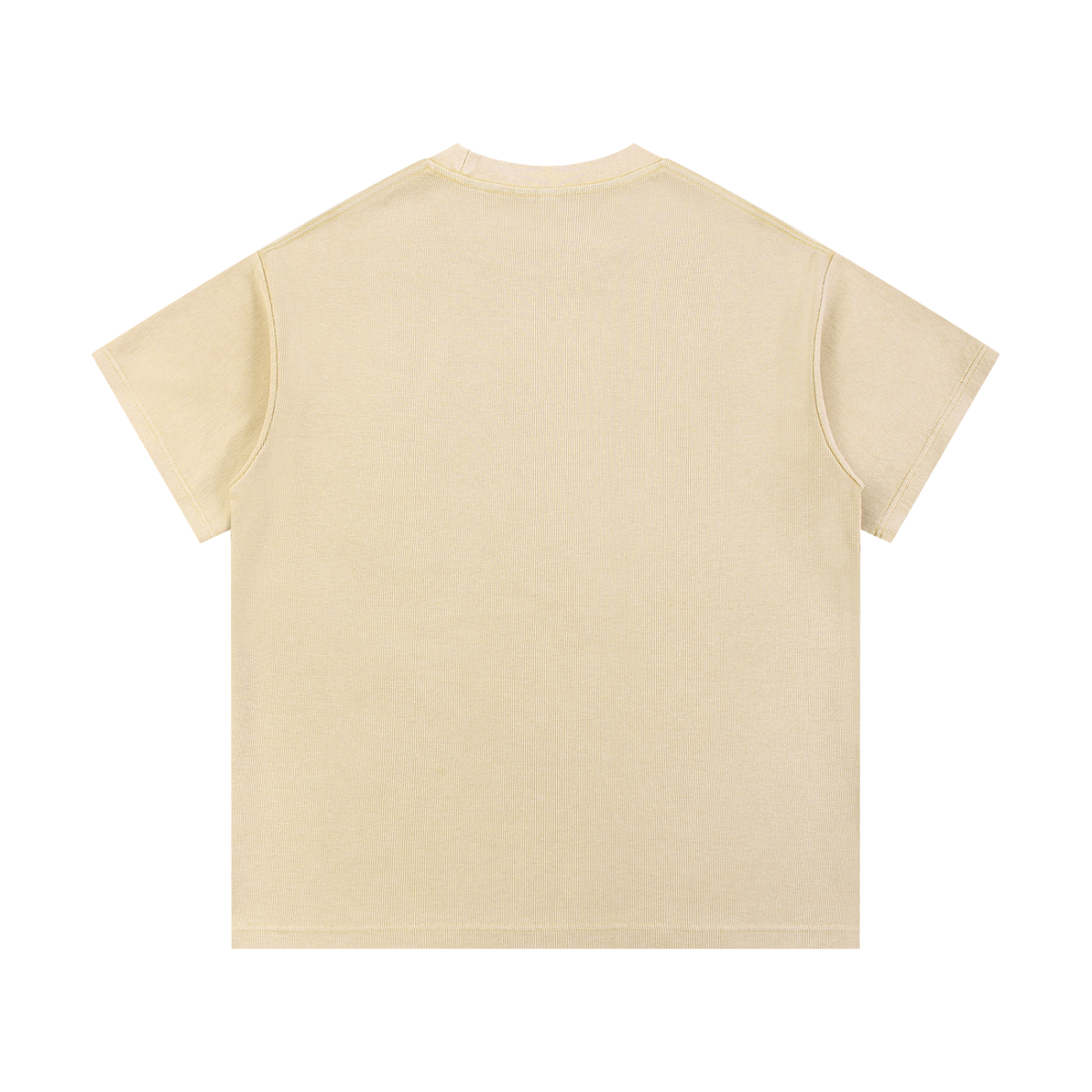 PS23 Embroidery Brokenstored Mineral Wash Waffle Knit T-Shirt