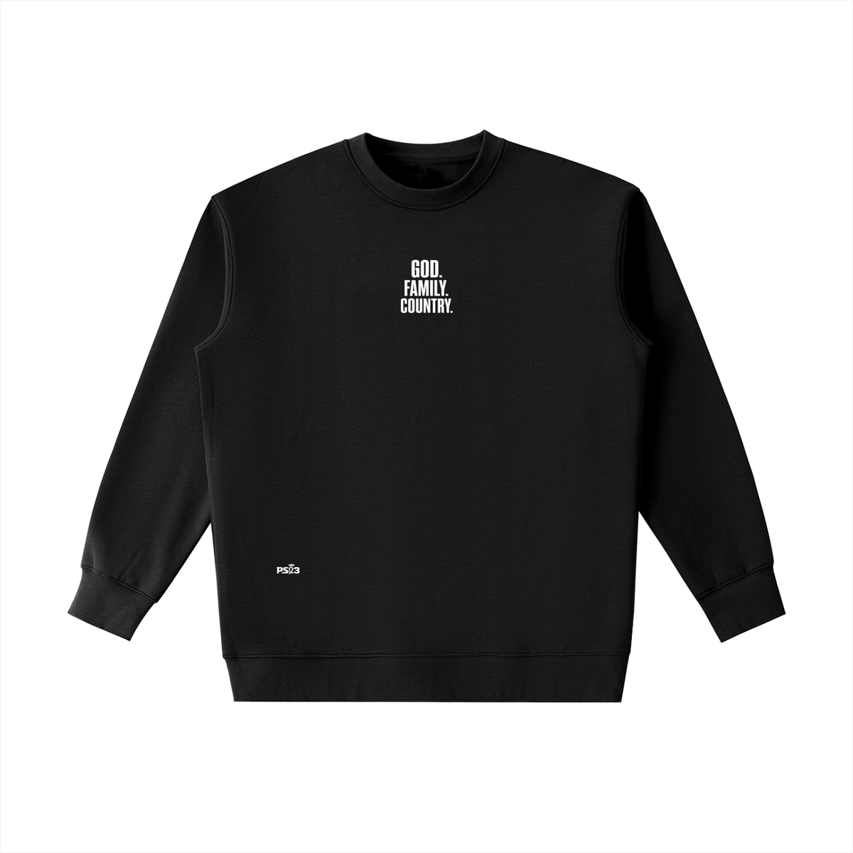 PS23 God Family Country Essential Heavyweight Crewneck Sweatshirt