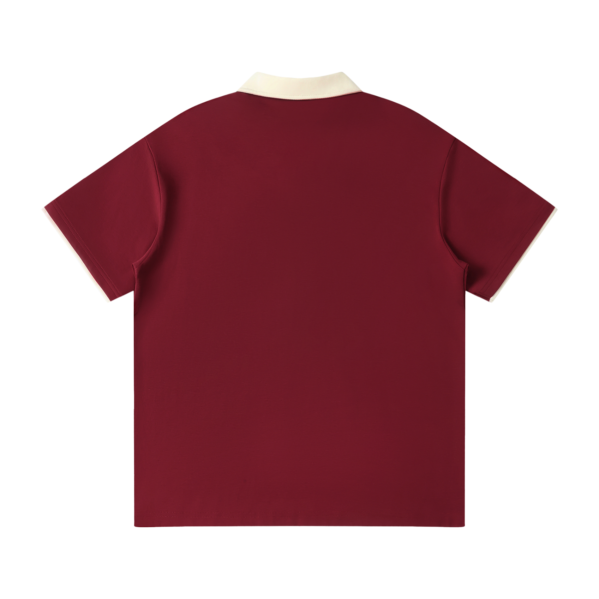 PS23 Hebrew Truth Contrast Collar Raglan Polo Shirt