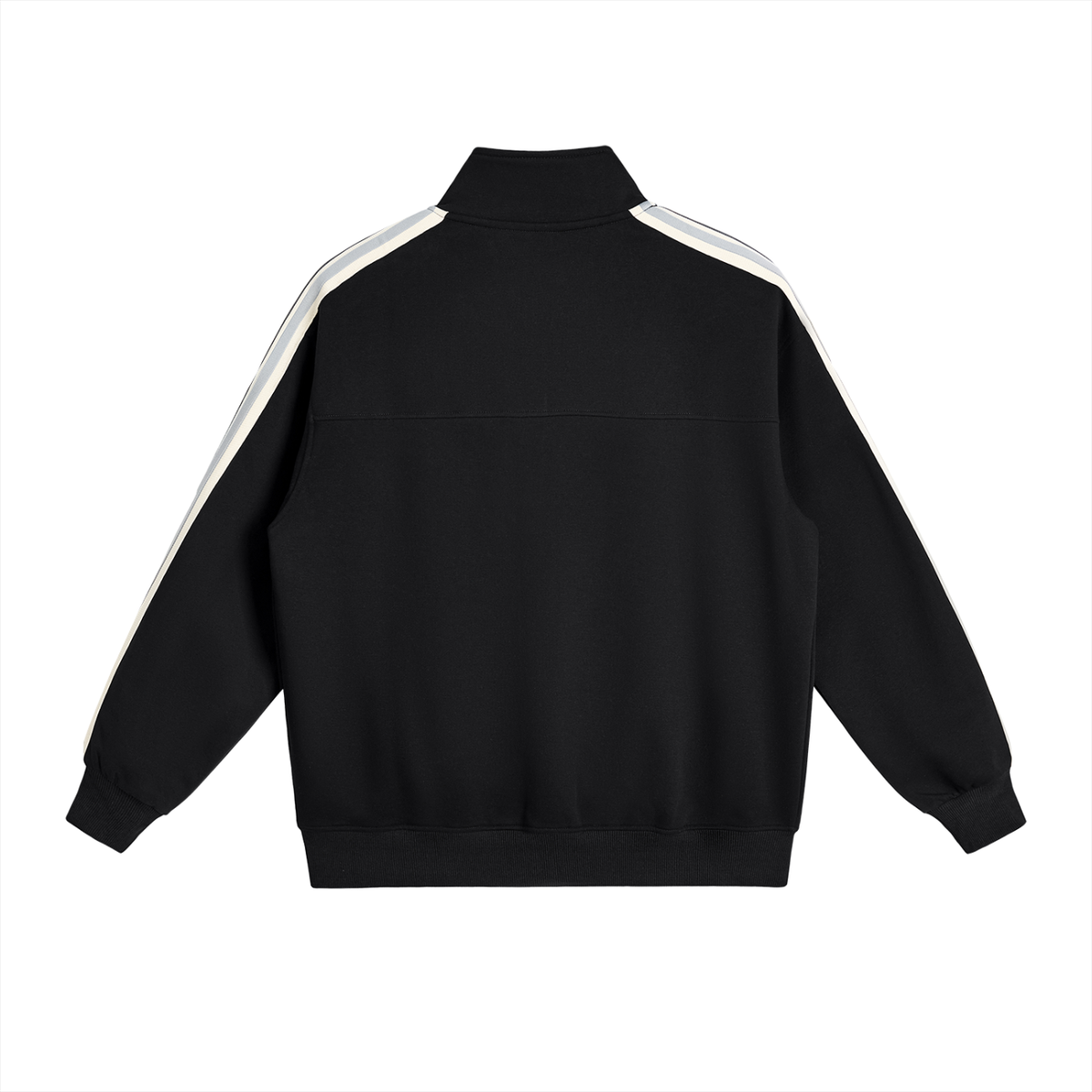 PS23 Hebrew Salvation Contrast Side-Stripe Stand Collar Jacket