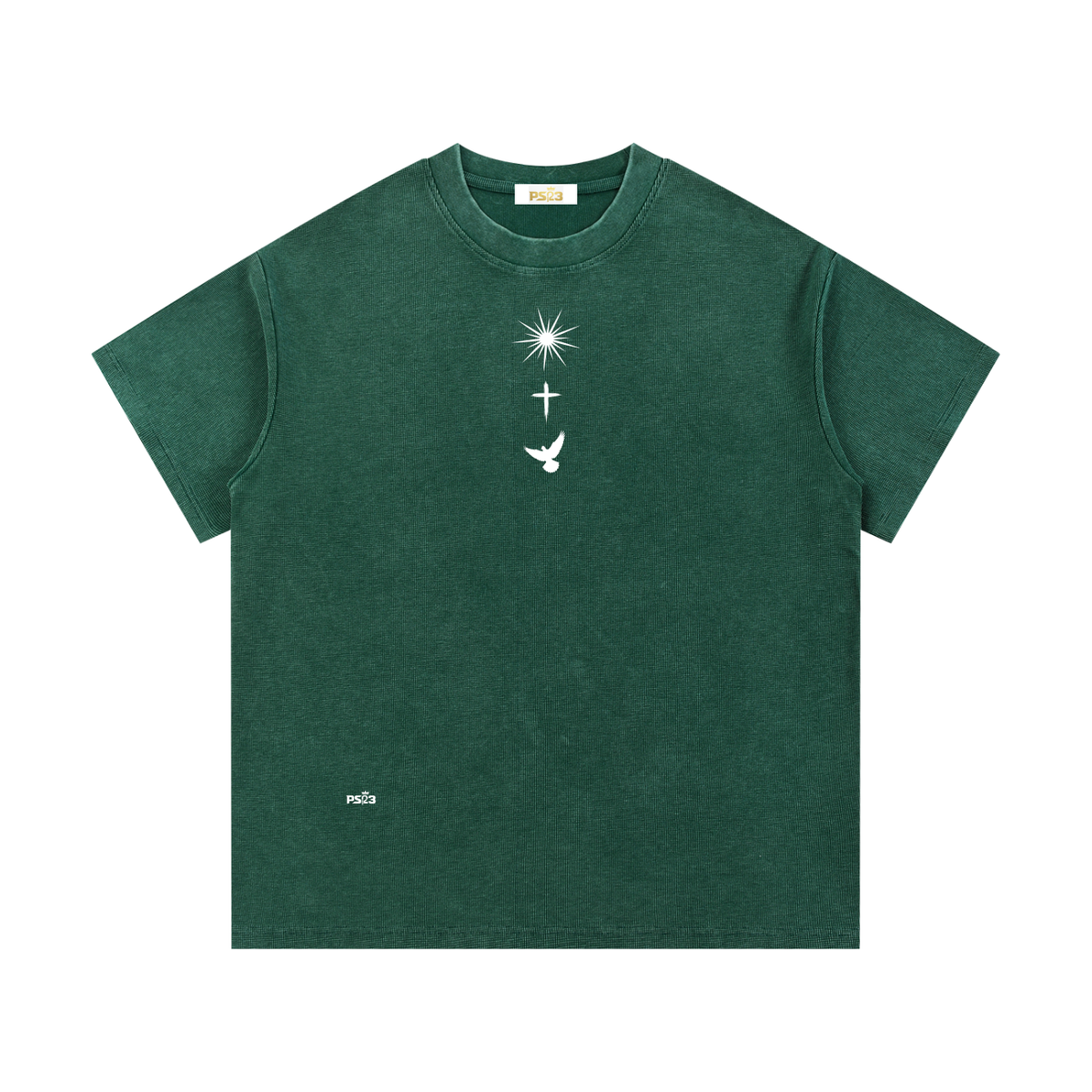PS23 Trinity Mineral Wash Waffle Knit T-Shirt