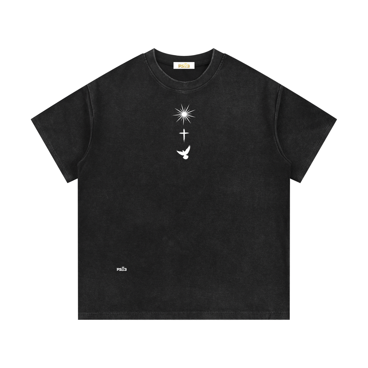 PS23 Trinity Mineral Wash Waffle Knit T-Shirt