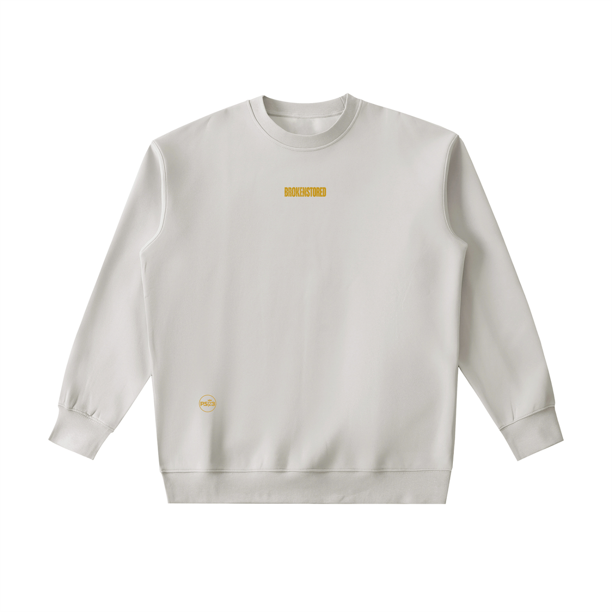 PS23 Brokenstored Gold Essential Heavyweight Crewneck Sweatshirt
