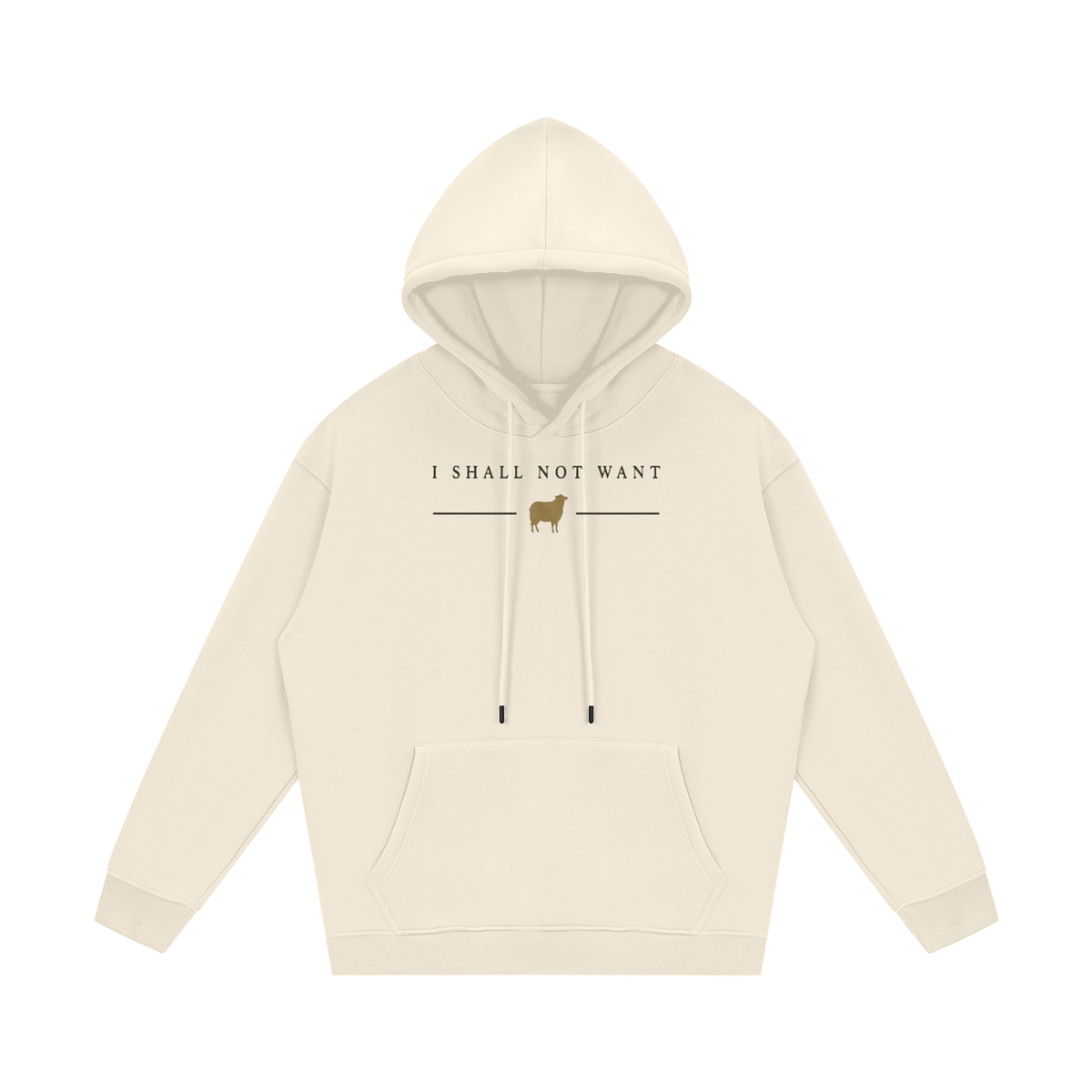 PS23 I shall not want Streetwear Unisex Fleece Hoodie