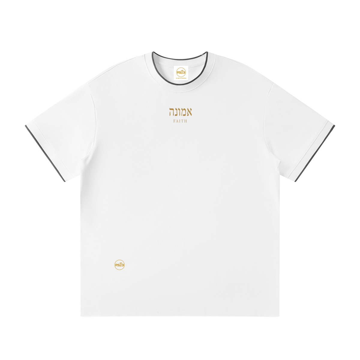 PS23 Hebrew Faith Unisex Regular Fit Comfort T-Shirt