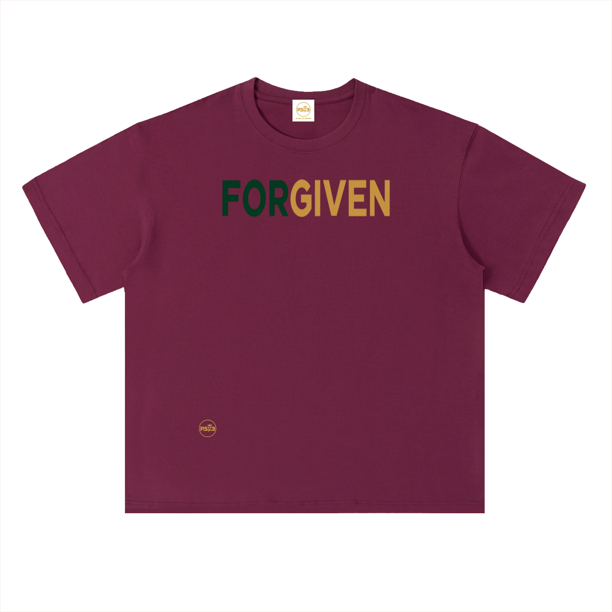 PS23 Forgiven Heavyweight Drop Shoulder Cotton T-Shirt