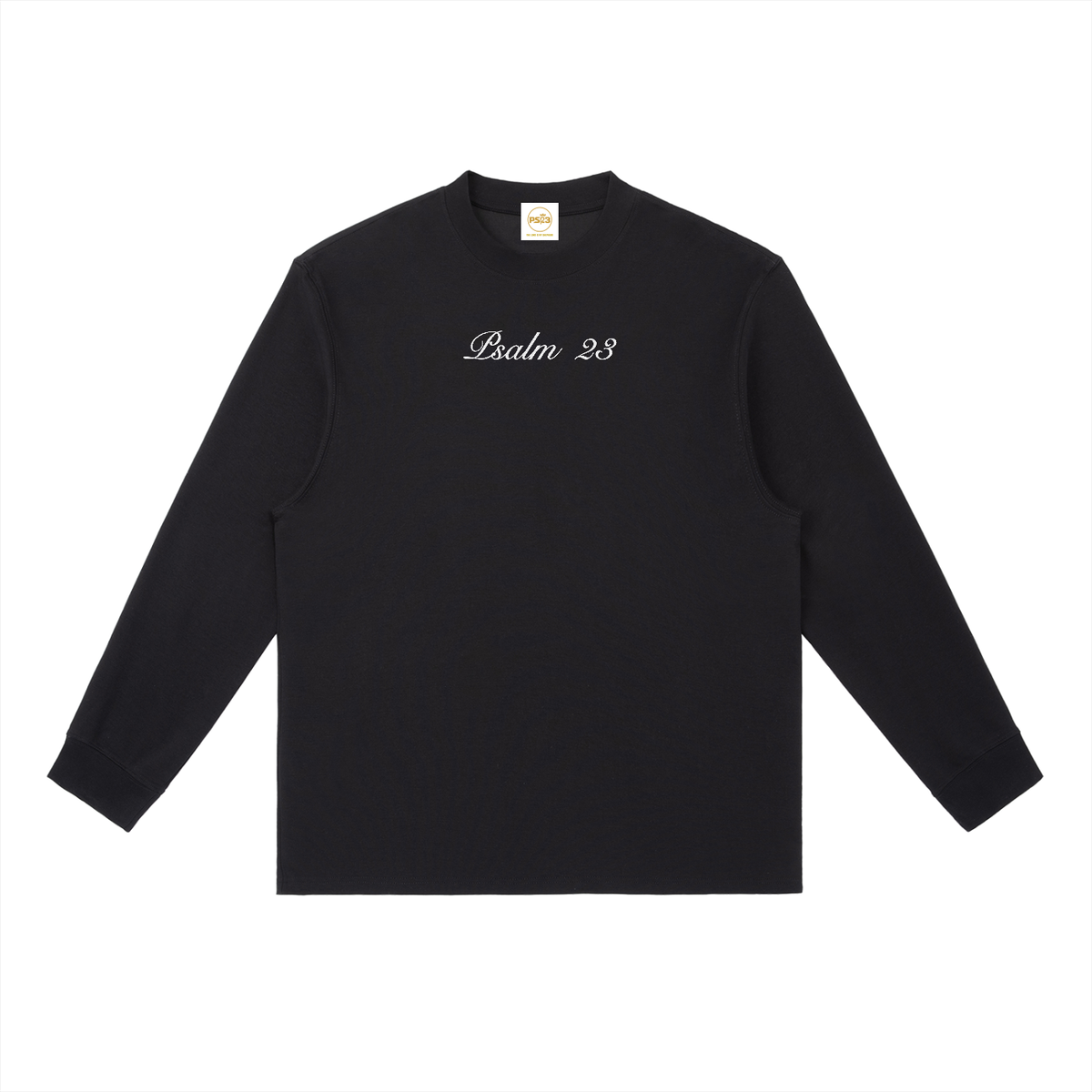 PS23 Embroidery Essential Crewneck Long-Sleeve T-Shirt