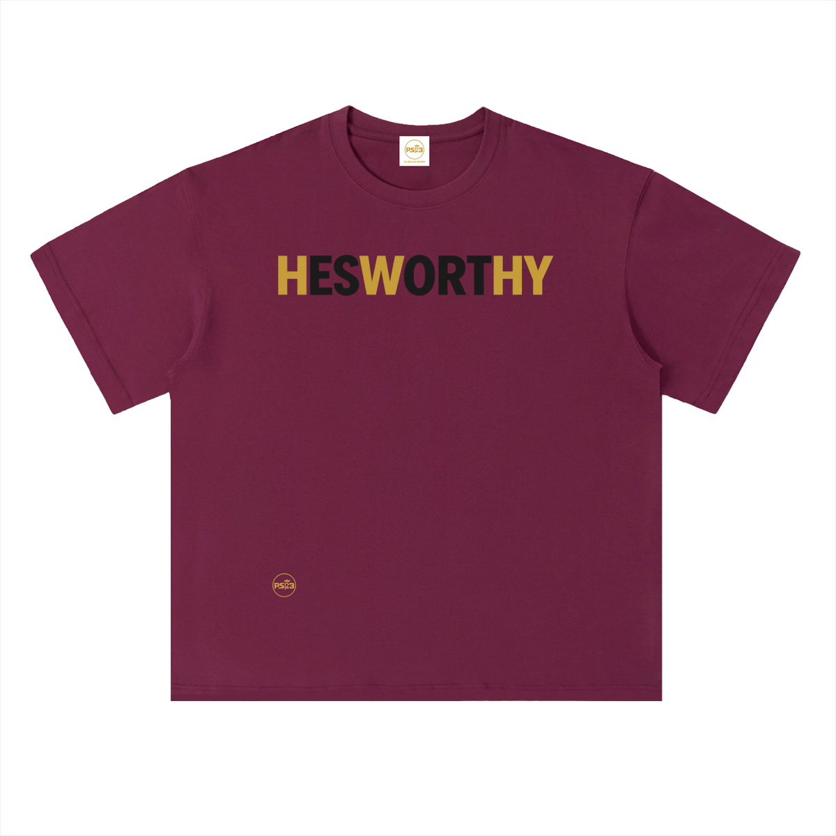 PS23 HESWORTHY Heavyweight Drop Shoulder Cotton T-Shirt