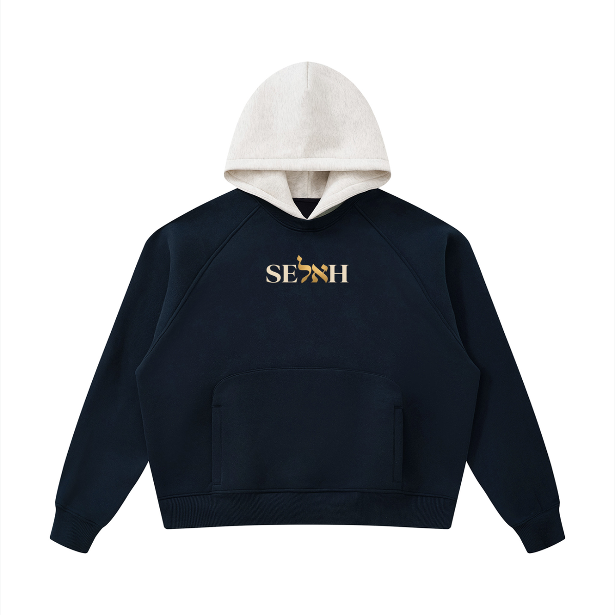 PS23 Bilingual Concept Selah Unisex Fleece Raglan Color Block Hoodie
