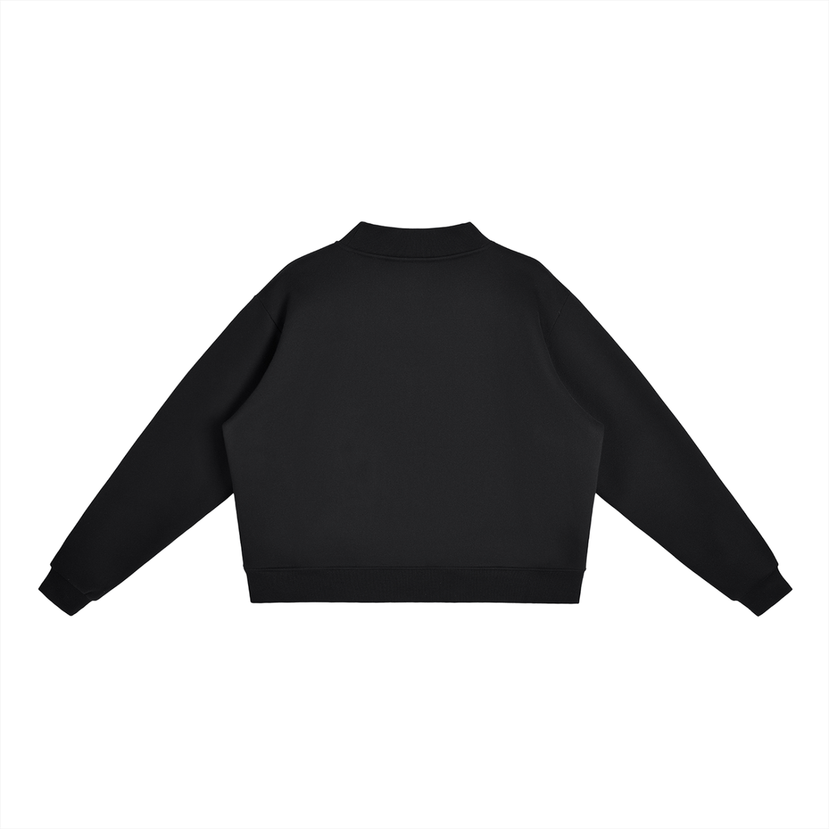 PS23 Dove Women Essential Fleece Mock-Neck Crew Sweatshirt