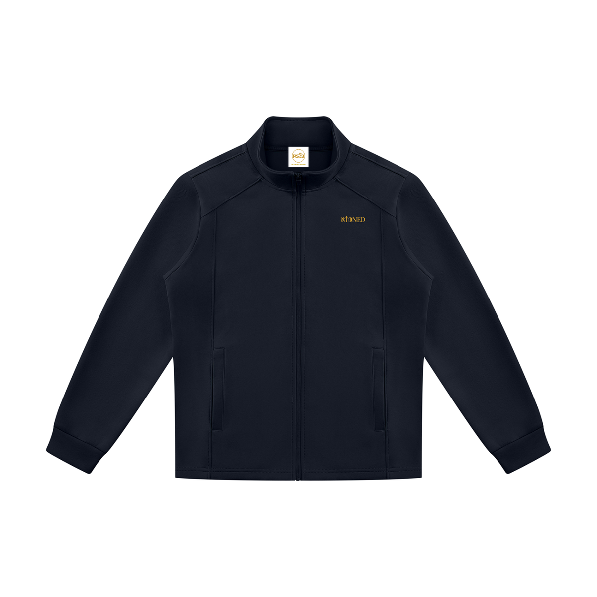 PS23 Bilingual Concept Atoned Unisex Stand Collar Track Jacket