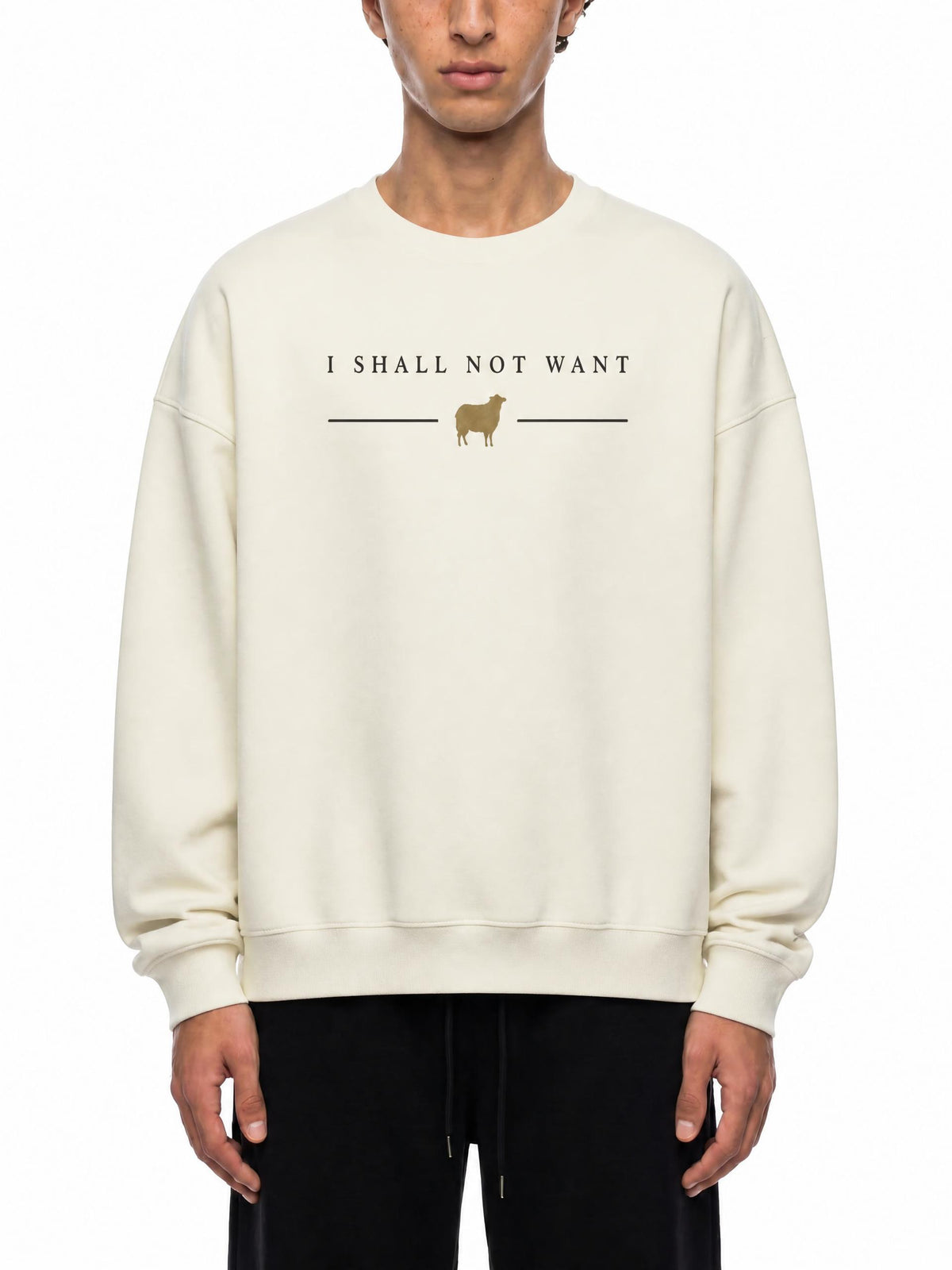 PS23 I shall not want Essential Heavyweight Crewneck Sweatshirt