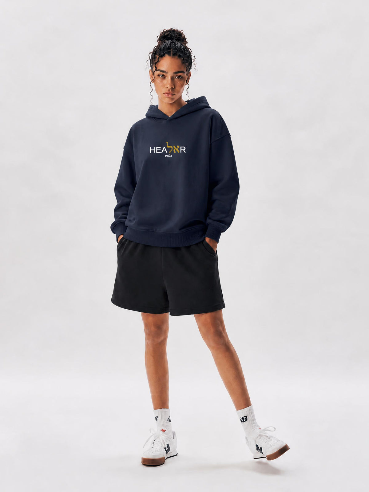 PS23 bilingual Healer Women’s Vintage Wash Heavyweight Hoodie