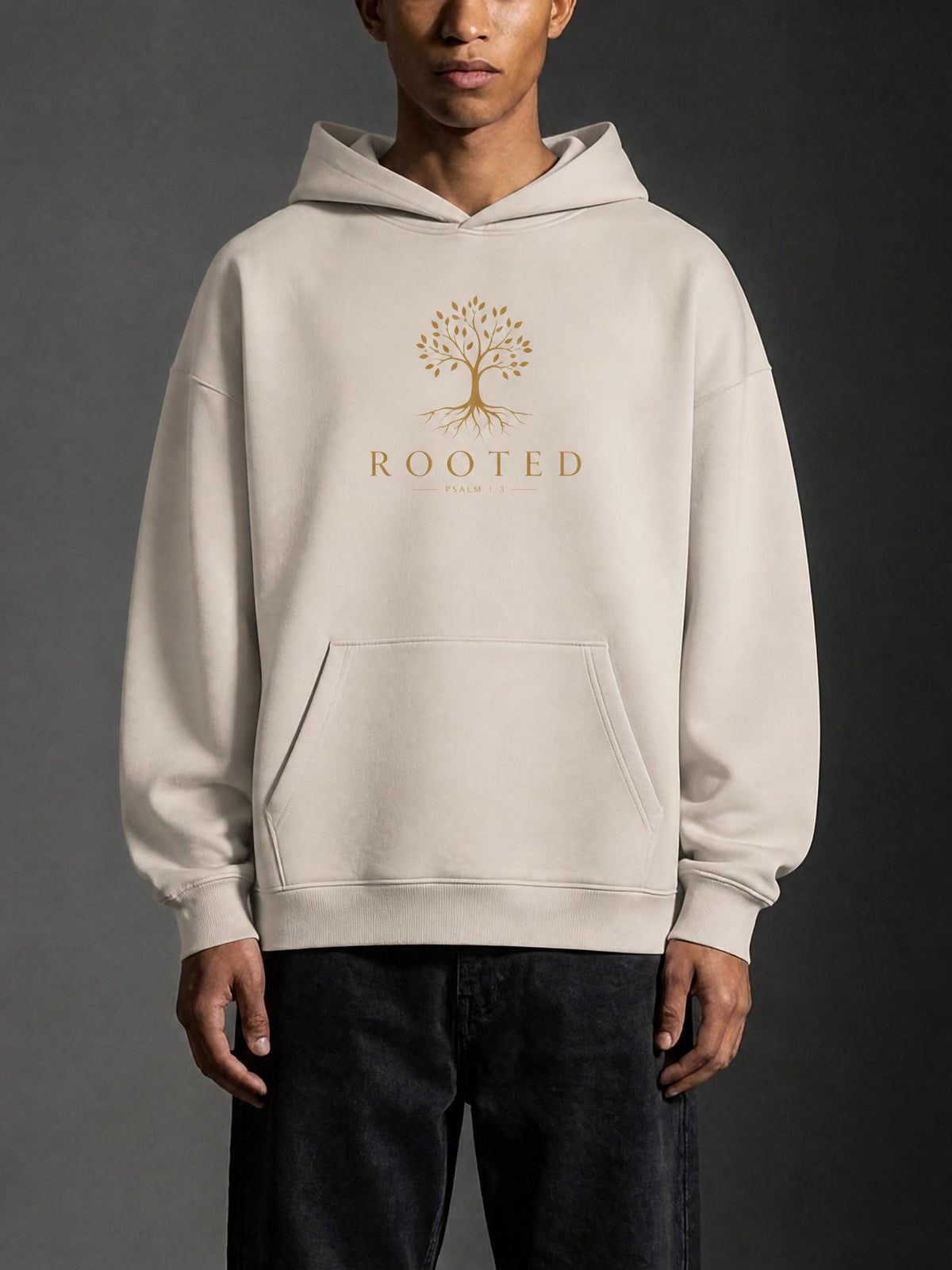 PS23 Rooted Psalm 1:3 Essential Heavyweight Hoodie