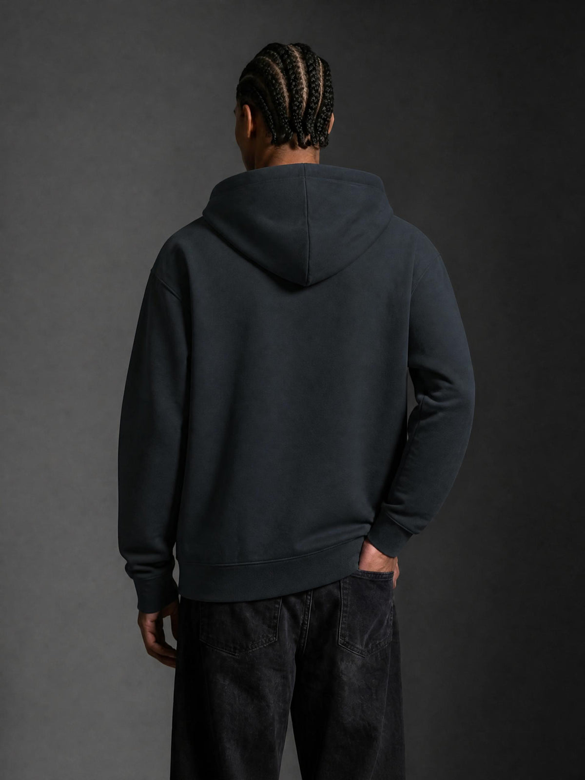 PS23 Brokenstored Grey Essential Heavyweight Hoodie