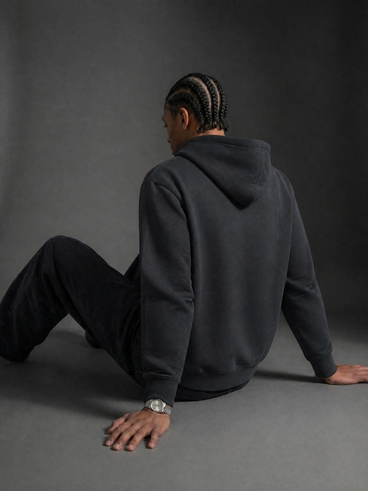 PS23 Brokenstored Grey Essential Heavyweight Hoodie