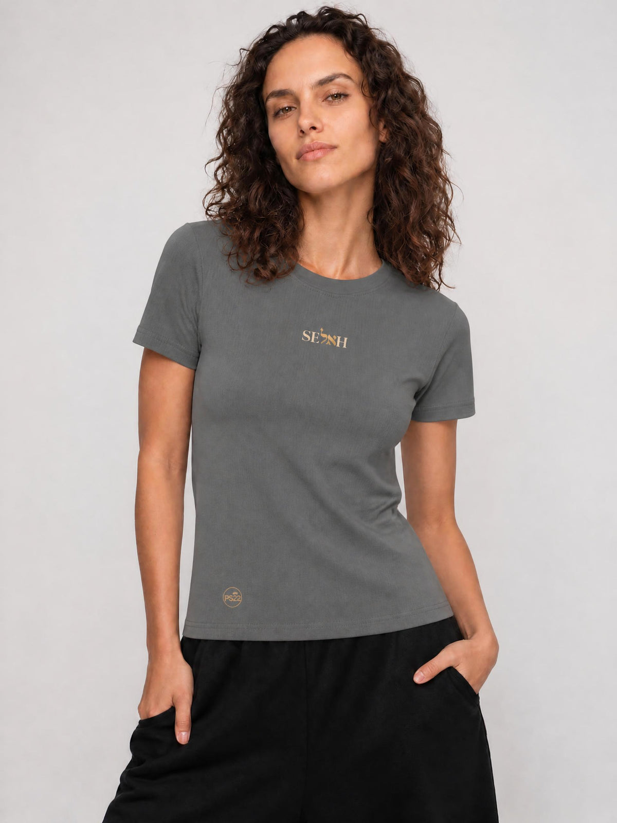 PS23 Bilingual Concept Selah Women's Essential Standard Shoulder T-Shirt