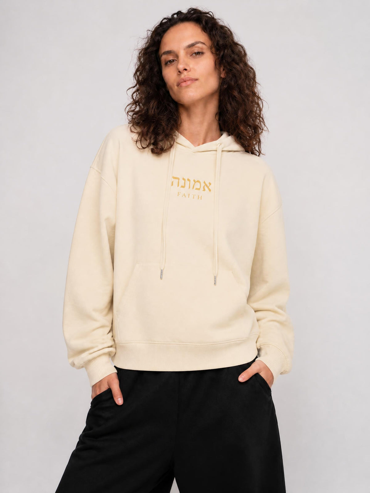 PS23 Hebrew Faith Women Classic Unisex Cotton Hoodie