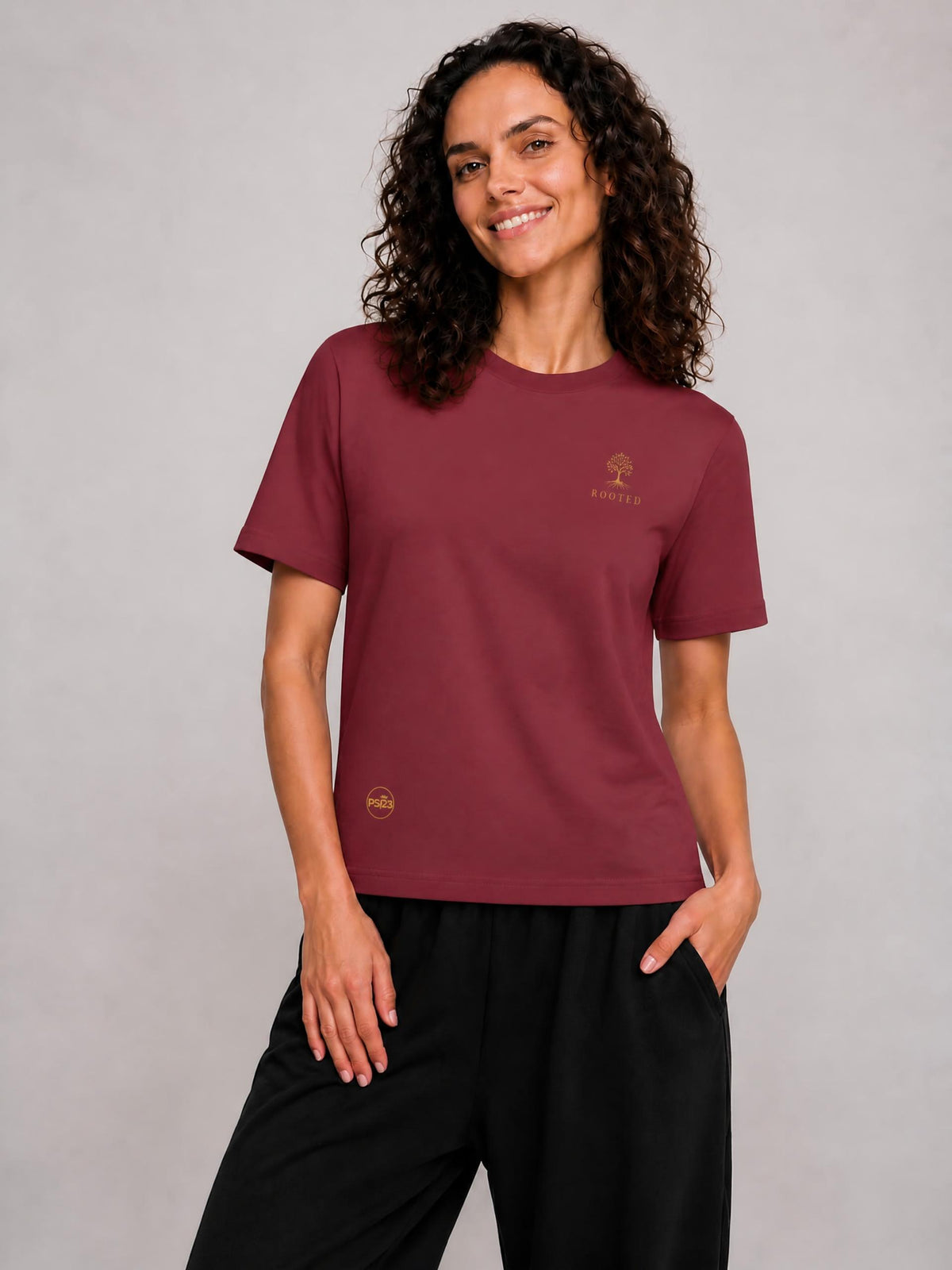 PS23 Rooted Women Unisex Sorona Crewneck T-Shirt