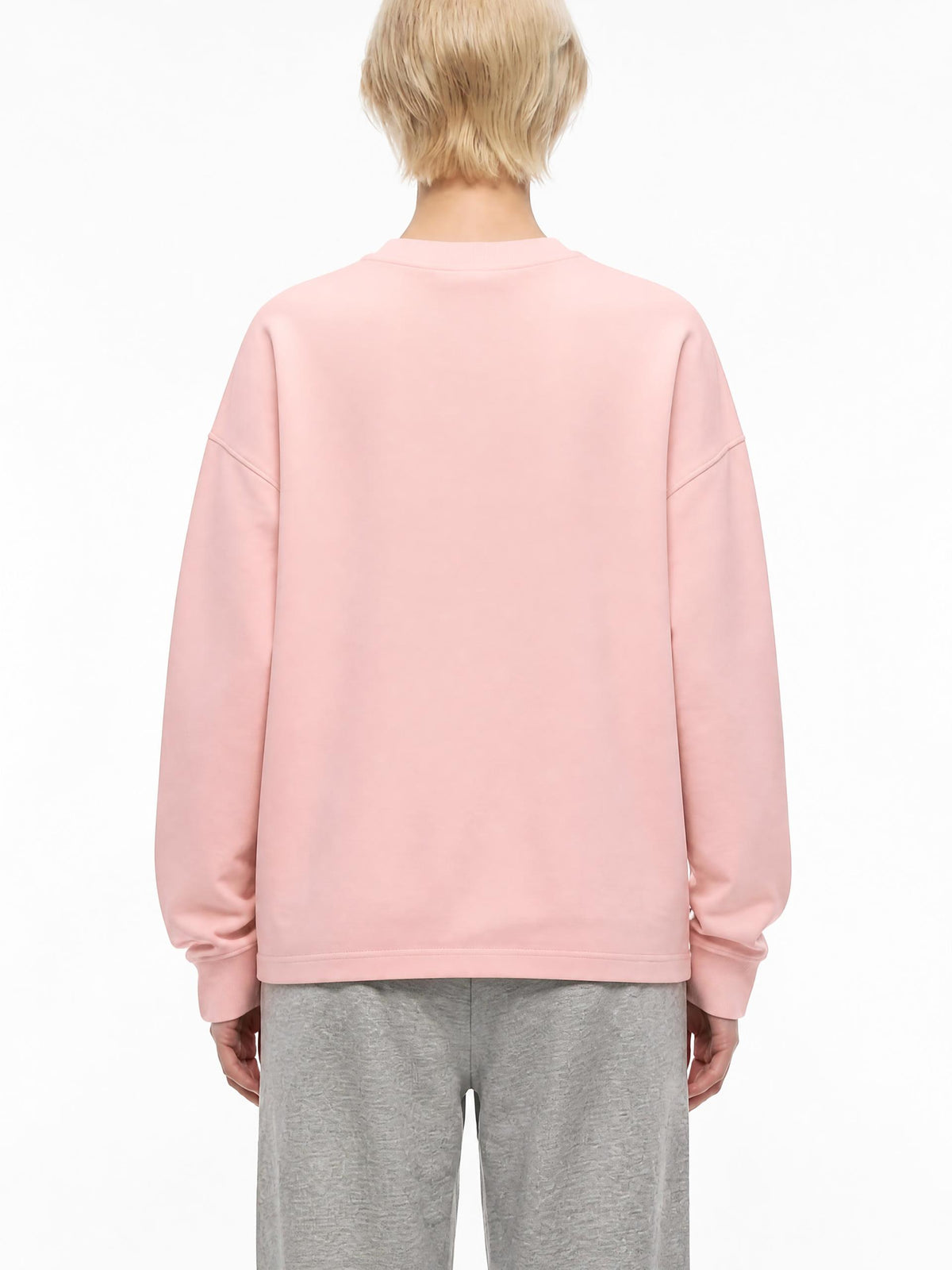 PS23 Embroidery Essential Crewneck Long-Sleeve T-Shirt