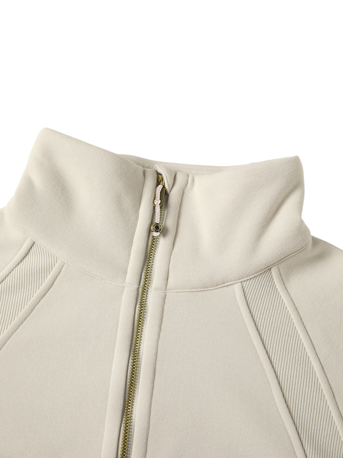 PS23 Women Hebrew Faith Cropped Half-Zip Sweatshirt