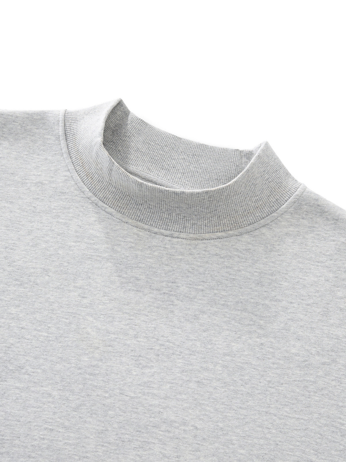 PS23 Women Hebrew Who is like The LORD Essential Fleece Mock-Neck Crew Sweatshirt
