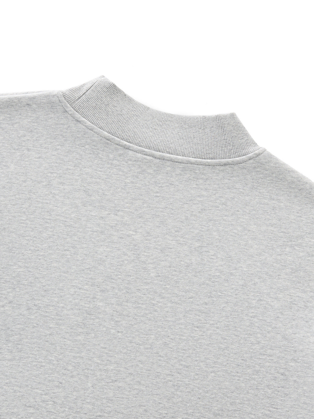 PS23 Women I shall not want Essential Fleece Mock-Neck Crew Sweatshirt