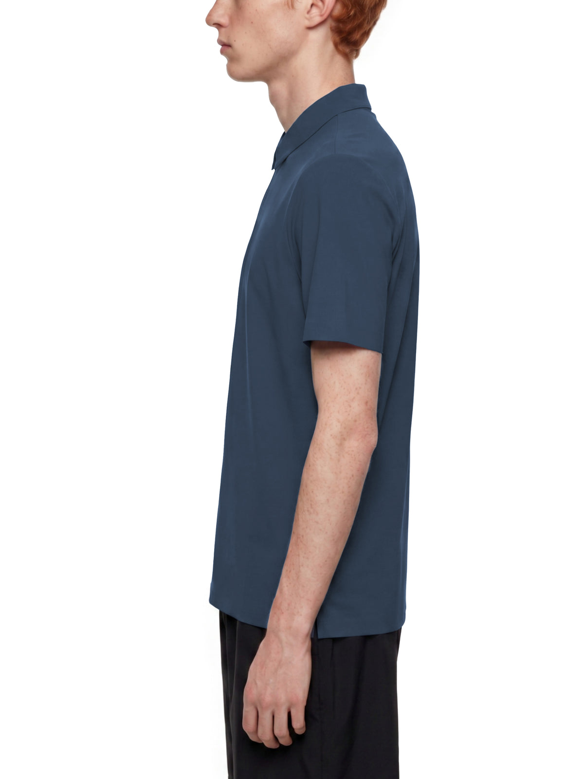 PS23 Sheep Men's Quarter-Zip Performance Polo Shirt