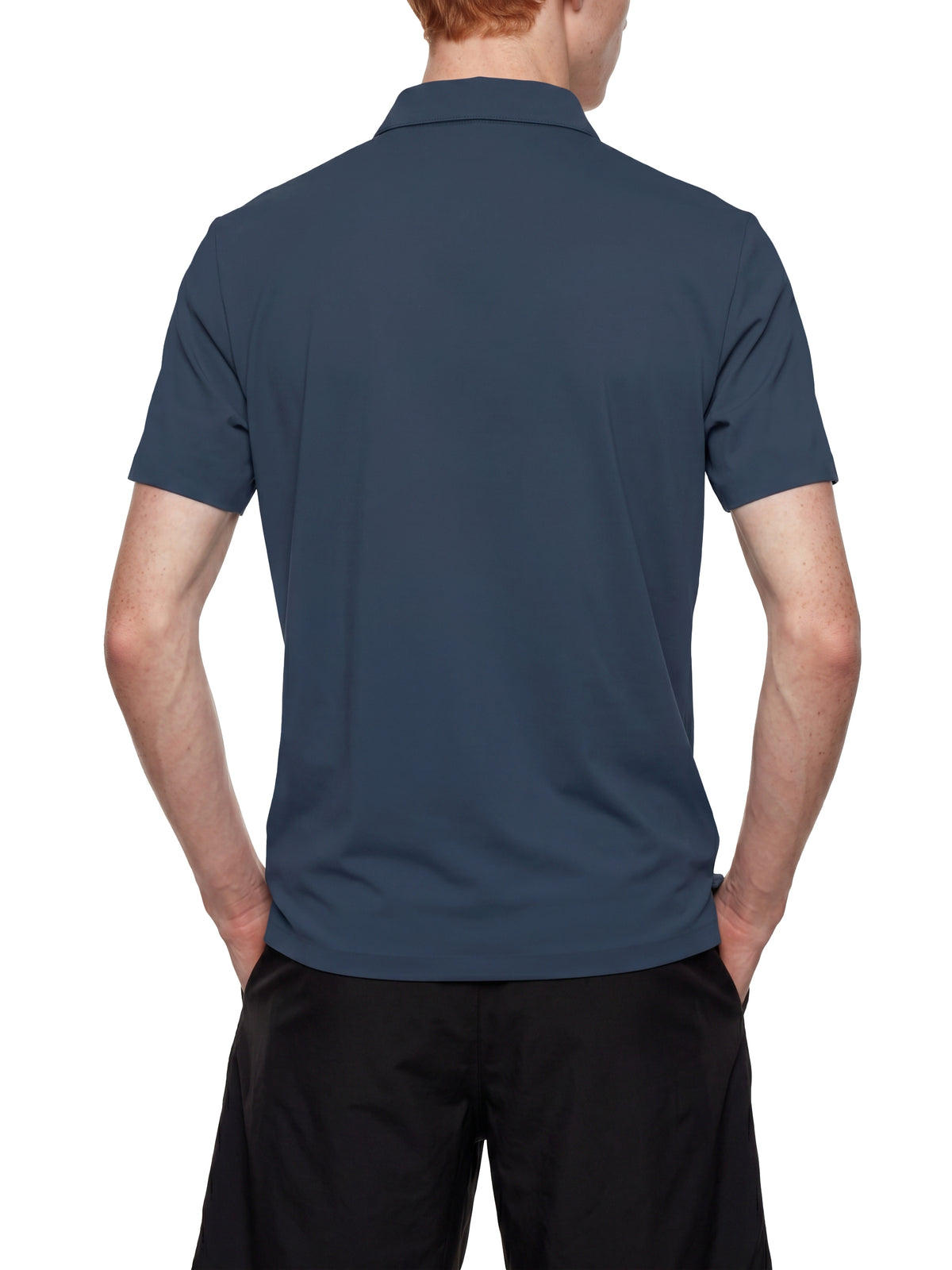 PS23 Sheep Men's Quarter-Zip Performance Polo Shirt